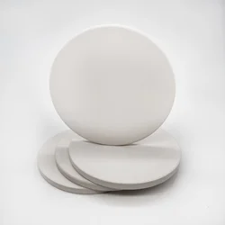 Blank Diy Absorbent matt shinny Ceramic Coasters Stone Coasters For Drinks With Cork Back