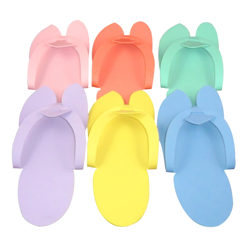 Beauty Salon Foam  EVA Pedicure Slippers Flip Flop Disposable Custom