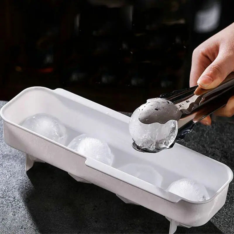 2021 hot new product quality original household silicone round ice making mold box
