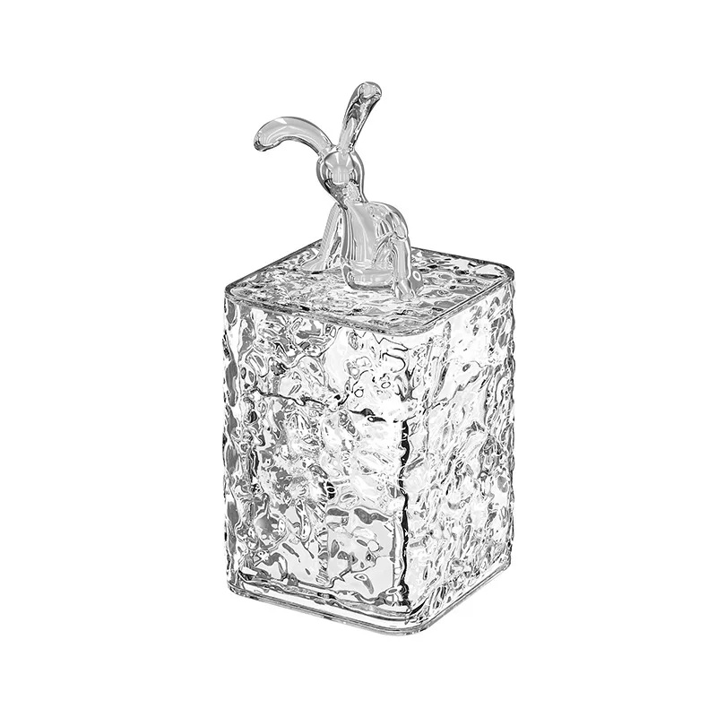 Luxury Stylish Home Dustproof Storage Organizer Set Toothpick Holder Dental Floss Dispenser Cotton Swab Container