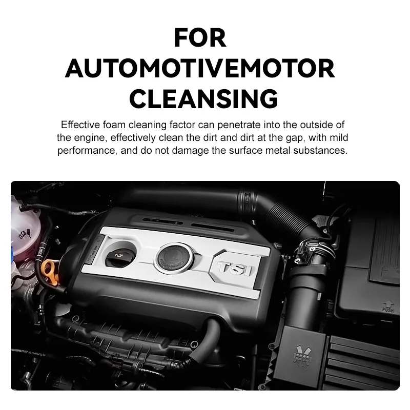 Theaoson 450ml Engine Degreaser Cleaner Spray and Degreaser for Cleaning Grease and Grime