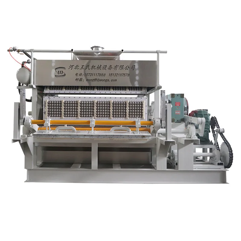 6 molds 8 sides plastic molds/aluminum molds brick dryer egg tray machine with auto packing machine