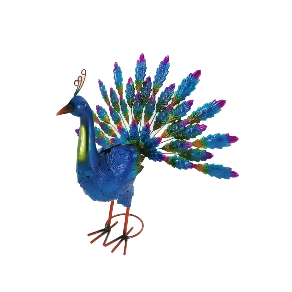 metal peacock decor outside decor for garden peacock decor