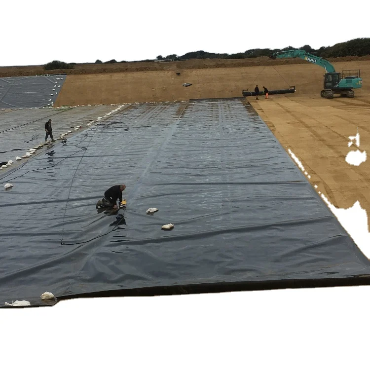 Buy hdpe black and white geomembrane biofloc tank circular membrane cover liner sheet