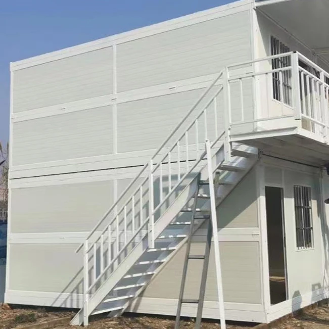 40ft folding living container environmental friendly structure convenient folding prefab container house