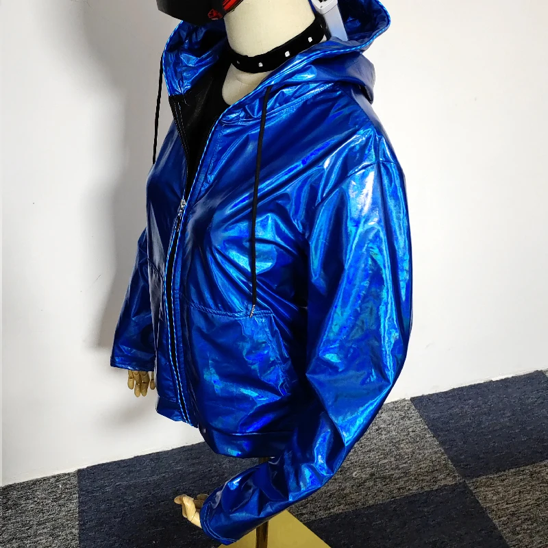 Rave party Jacket  glow in the dark jacket el wire jacket