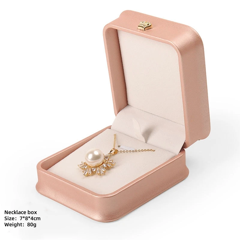 Yopin-2401 Customized Ring Box Velvet Jewelry Necklace Packaging Luxury Earring Diamond Box
