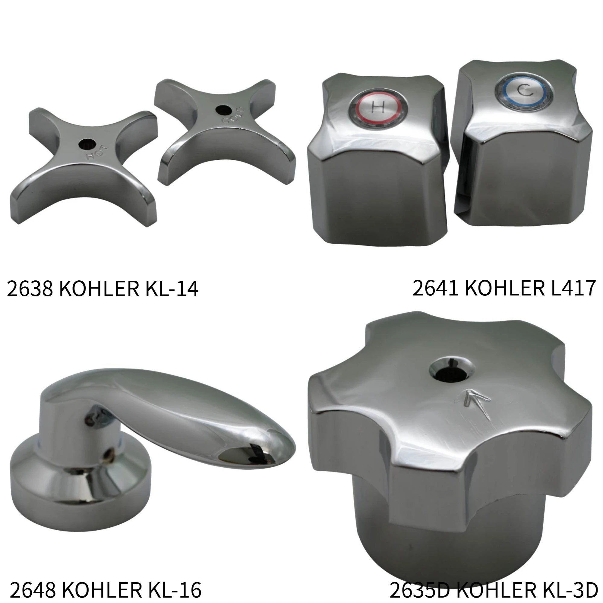 High Quality Wholesale Kl-16 Tap Wash Basin Faucet Zinc Alloy Handle Kit For Kohler
