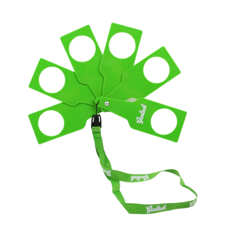 Plastic beer racks foldable beer cup holder