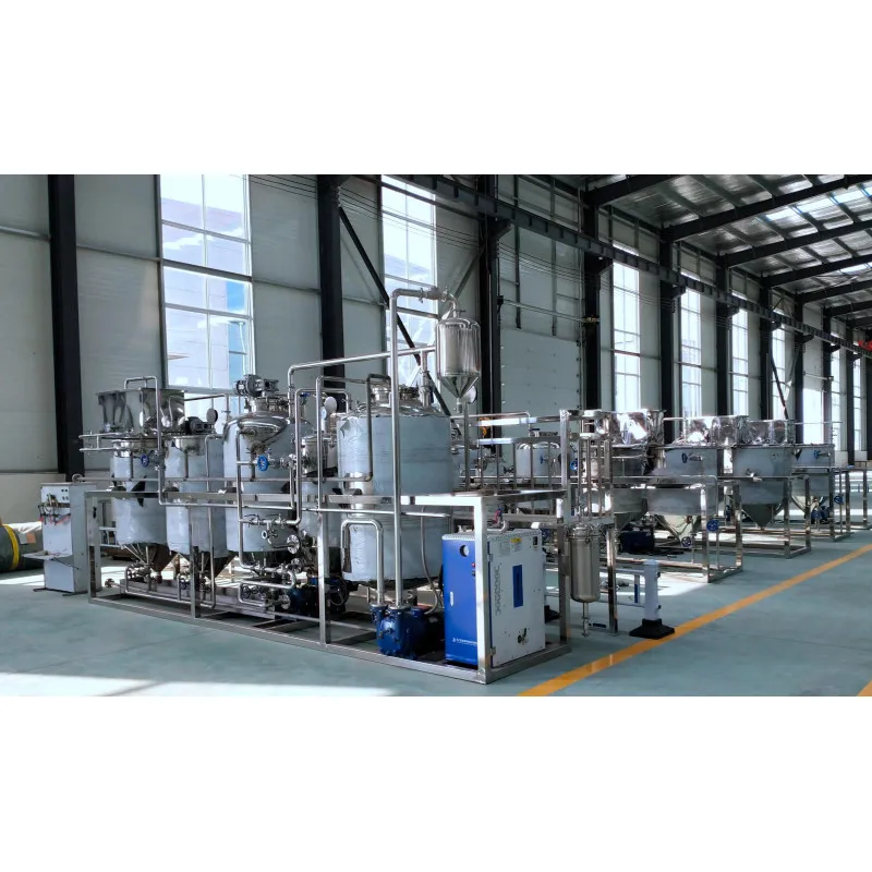 3-5TPD Automatic Vegetable Oil Refining Equipment for Coconut and Seed Used for Oil Production Line in Farm Industries