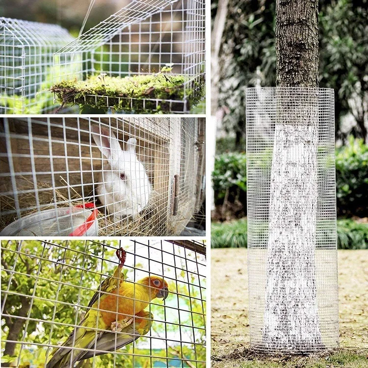 Hot Dipped Galvanized 36inx100ft 1/4 inch Welded Wire Mesh Roll 23 Gauge Hardware Cloth