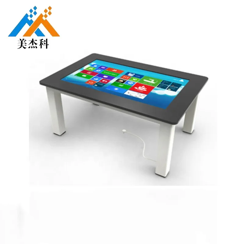 restaurant interactive multi touch screen coffee game smart touch screen table  touchscreen table