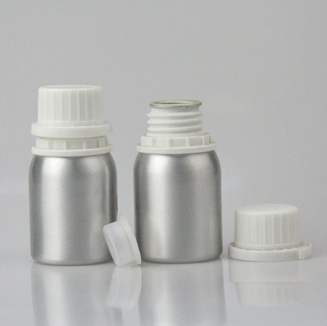 Leak Proof Lid Metal Aluminium Bottle 50 100ml 250ml 500ml 1000ml 5l 16oz Chemical Liquid Cosmetic Essential Oil Aluminum Bottle