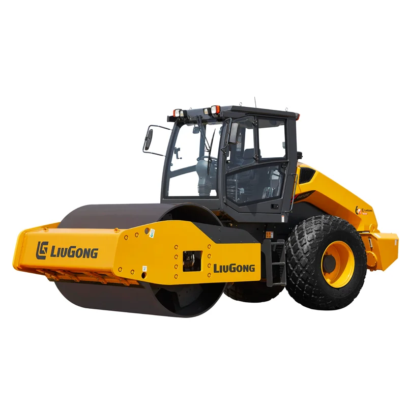 liu gong road roller asphalt rollers CLG6611E  Full Hydraulic Single Drum Roller for road subgrade and base construction