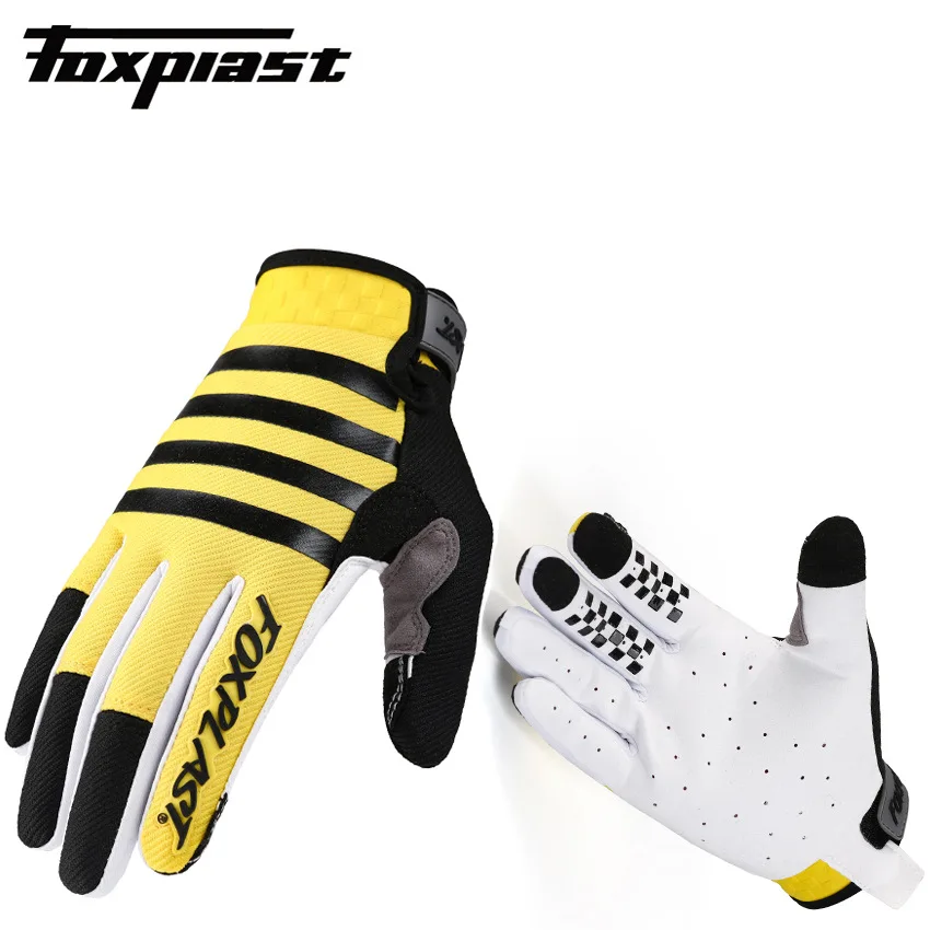 MX Motocross Gloves Customn ATV MTB BMX Dirt Bike Motorcycle Racing Gloves Full Finger Women Men Riding Cycling Sports