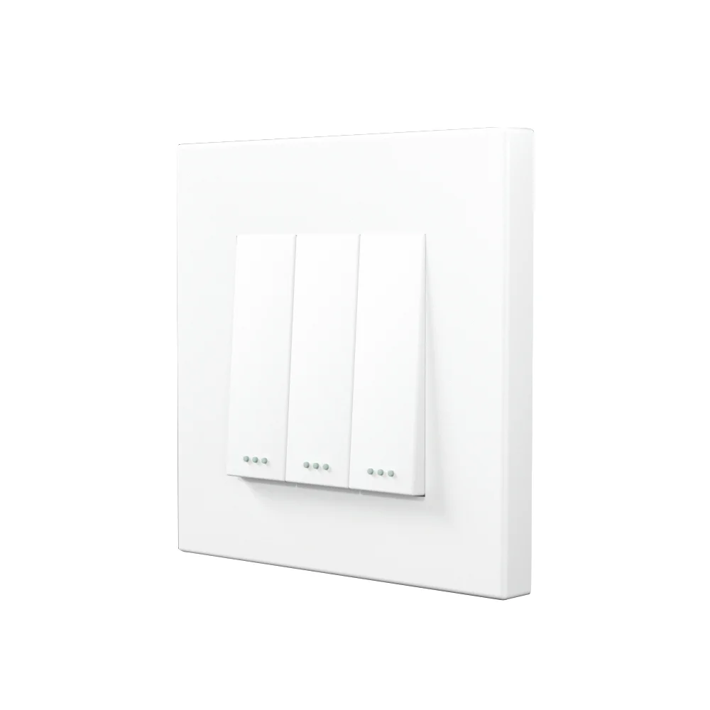 Bingoelec Retail UK EU Standard electric 10A 3Gang 2way Switches And Socket Safety Wall Light Push Button Switch