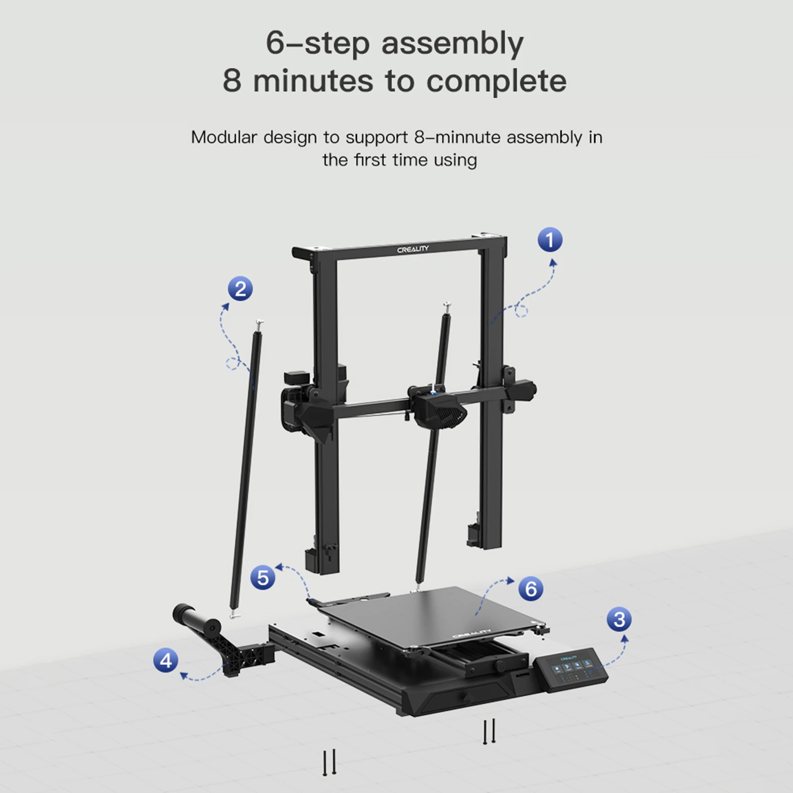  Creality CR-10 смарт большой 3d принтер печатная машина 300*300*400 мм настольный impresora CR10 Смарт