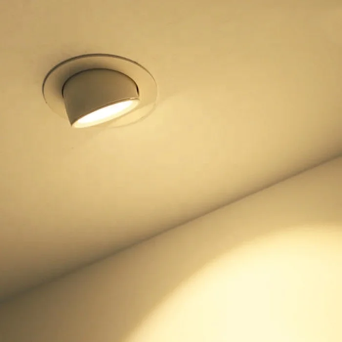 2700K 3000K 4000K 5000K 6000K Selectable Down Lights Anti Glare Gimbal Light Eyeball Ceilling Potlight