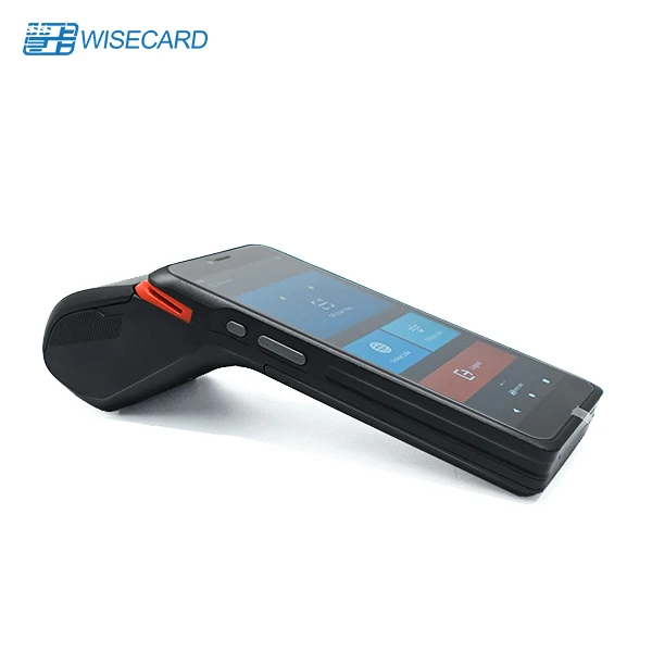 WCT- T80 Android 12 Handheld POS Terminal with Touch Screen Built-In Thermal Printer NFC Card Reader Biometric Function POS