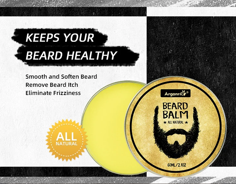 Manufacturer of Get rid of the dreaded beardruf 60g Shea Butter and Argan Oil Beard Balm for men