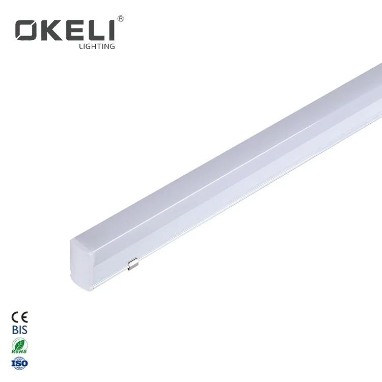OKELI Hot sale polycarbonate pure white housing 0.6m 4000K 800lm 5w 10w 24w t5 led tube lamps