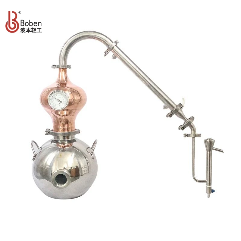 Hydrosol Distillation Machine Glass Household Small Tools Mini Distilled Water Brewing Extraction 0ssential Oil