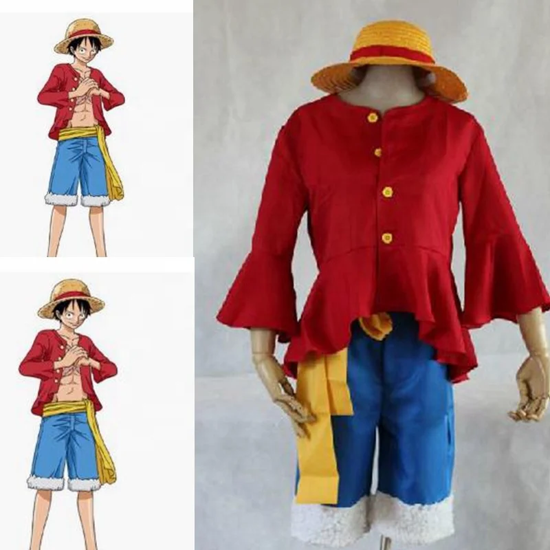 Лидер продаж классические костюмы для мужчин аниме одежда костюм косплея Luffy