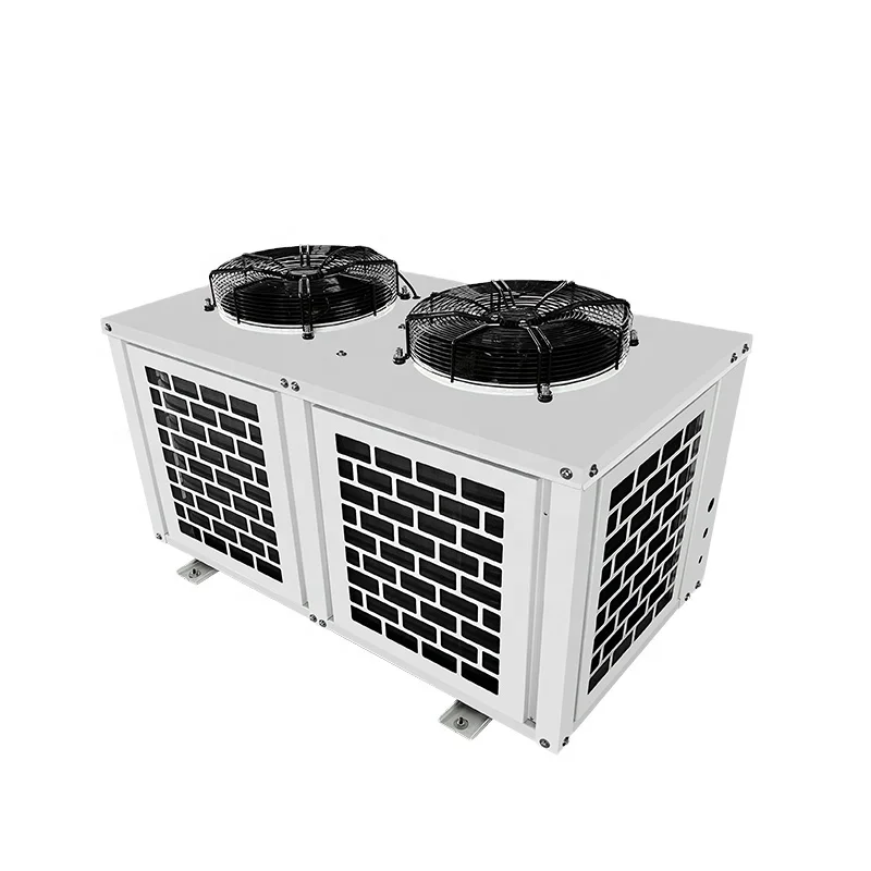 Compressor Condensing Unit R134A/R404A/R22 Refrigerant Top Discharge Unit Freezing Equipment Walk in Cooler Refrigeration Unit