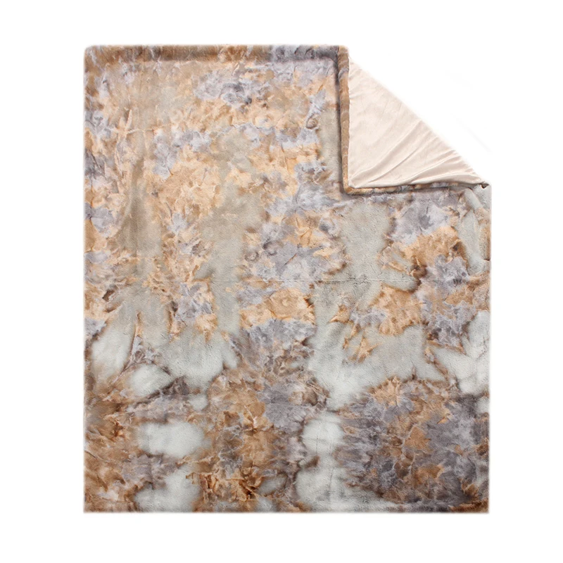 Custom Label Eco-friendly Luxury Warm Fluffy Super Soft Faux Fur Throw Blankets For Winter With Lowest Price