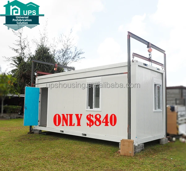 UPS Multi function prefab tiny container housing pods Detachable small mini portable flat pack container house building office