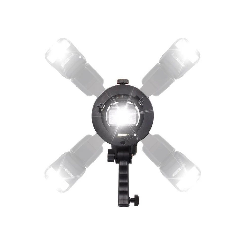 Kaliou Photography Portable S-type Bracket Stable Bowens S Mount Holder for Speedlite Flash Softbox Photo Studio Umbrella Mount