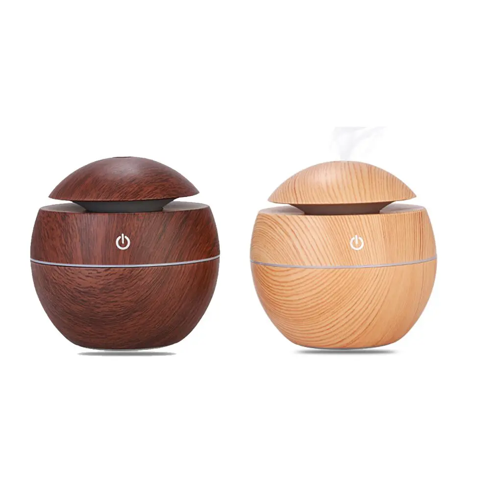 Free sample ball shape mini 200ML usb car humidifier Led 7 colorful night light air humidifier aroma diffusers