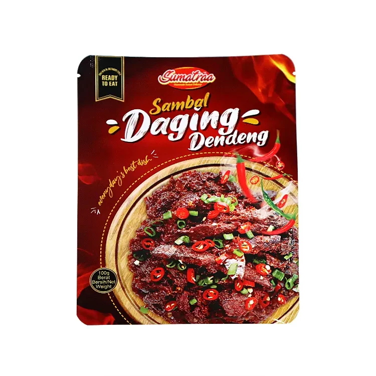 Пластиковый упаковочный пакет для готовки с застежкой-молнией