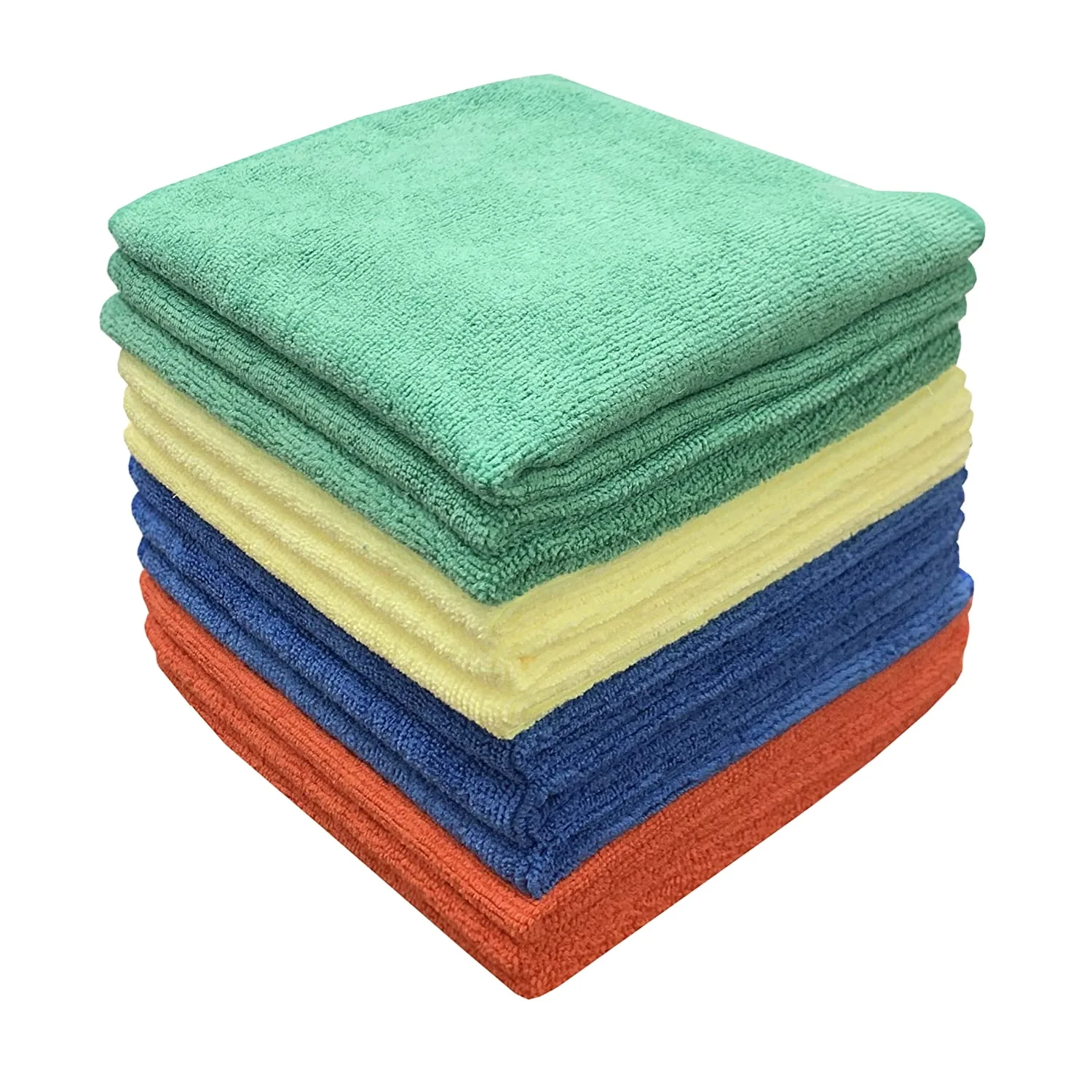 40x40 Wholesale Colorful Car Detailing 100% Microfiber Micro Fiber Cleaning Cloth Microfiber Towels