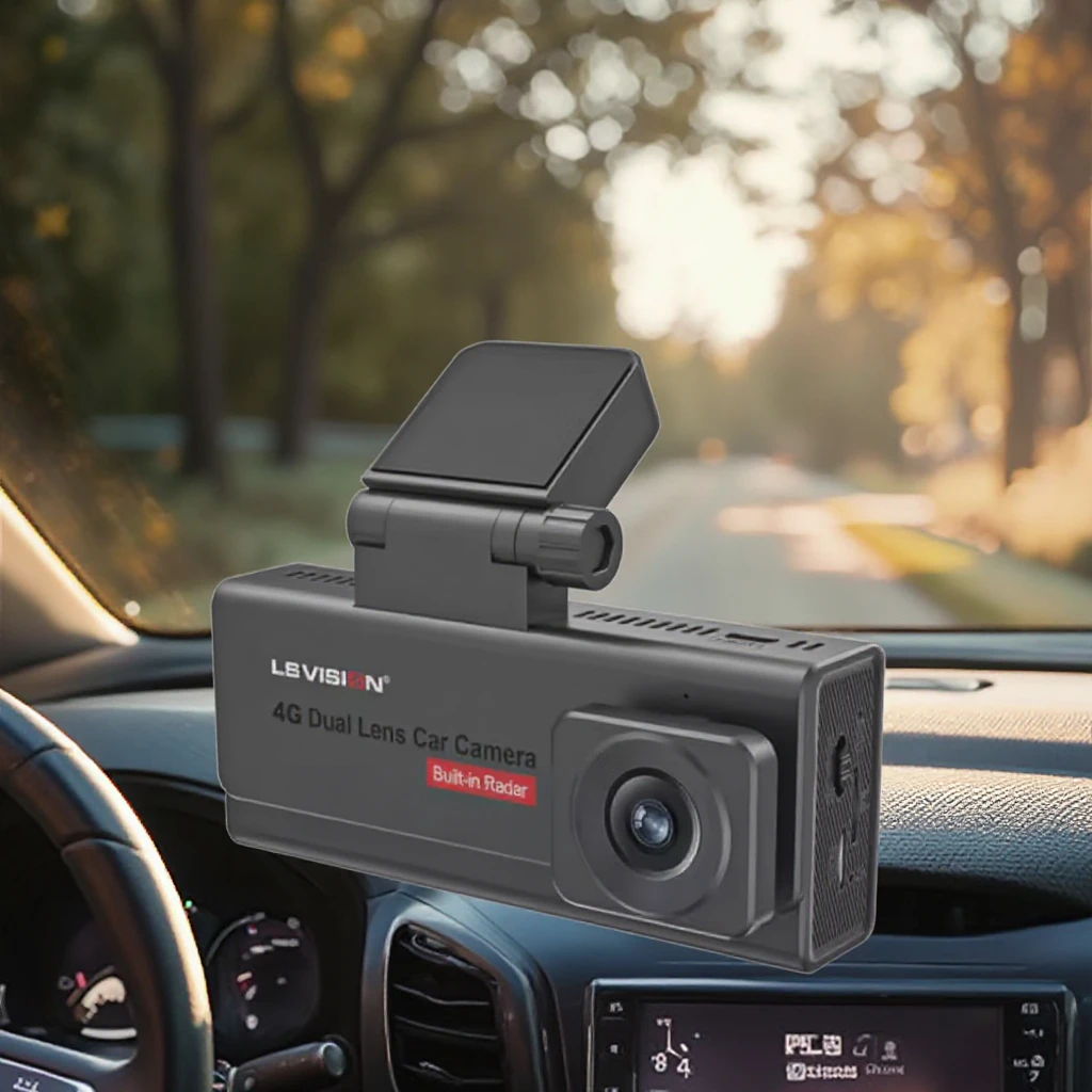 Видеорегистратор LS VISION 4K Wi-Fi GPS с двумя объективами