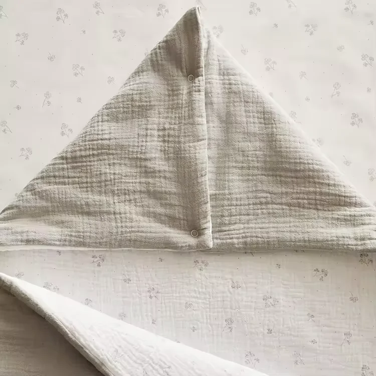 Super soft organic cotton muslin wrap swaddle blankets baby stroller sleeping  bunting bags for newborn