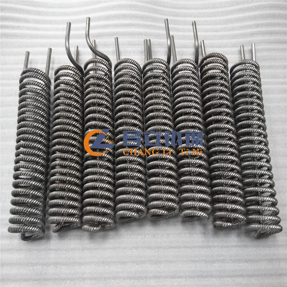 gr1 titanium spiral coil tube