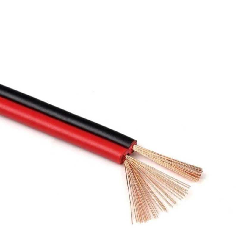 hi-end quality black  hi-fi speaker cable red and black speaker cable speaker wire cable 12 awg