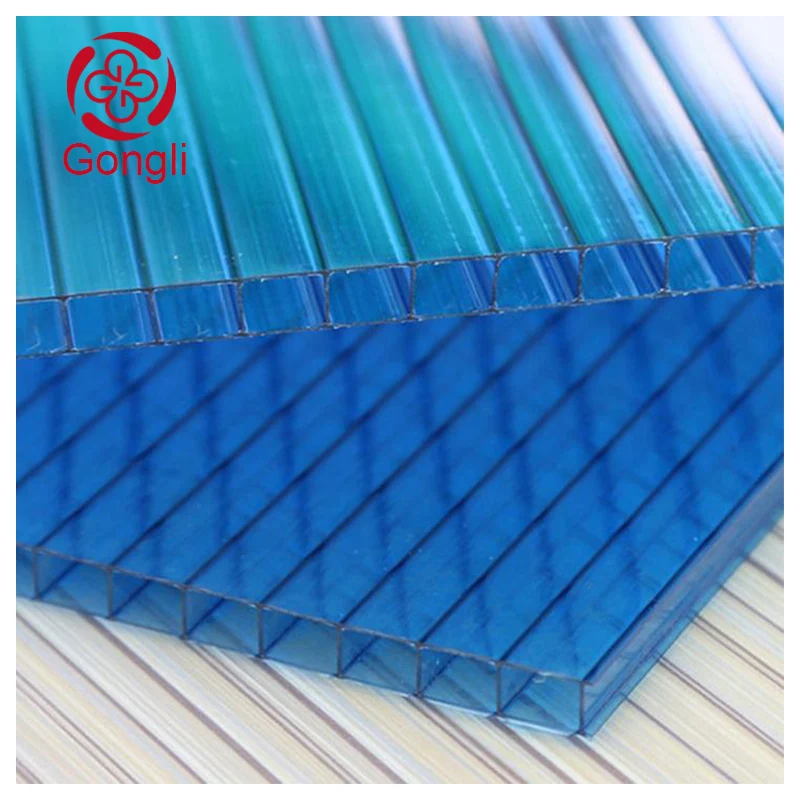 Uv Protected Polycarbonate Sheet Anti-fog Polycarbonate 4 Layer Polycarbonate Greenhouses Multilayer Pc Hollow Sheet