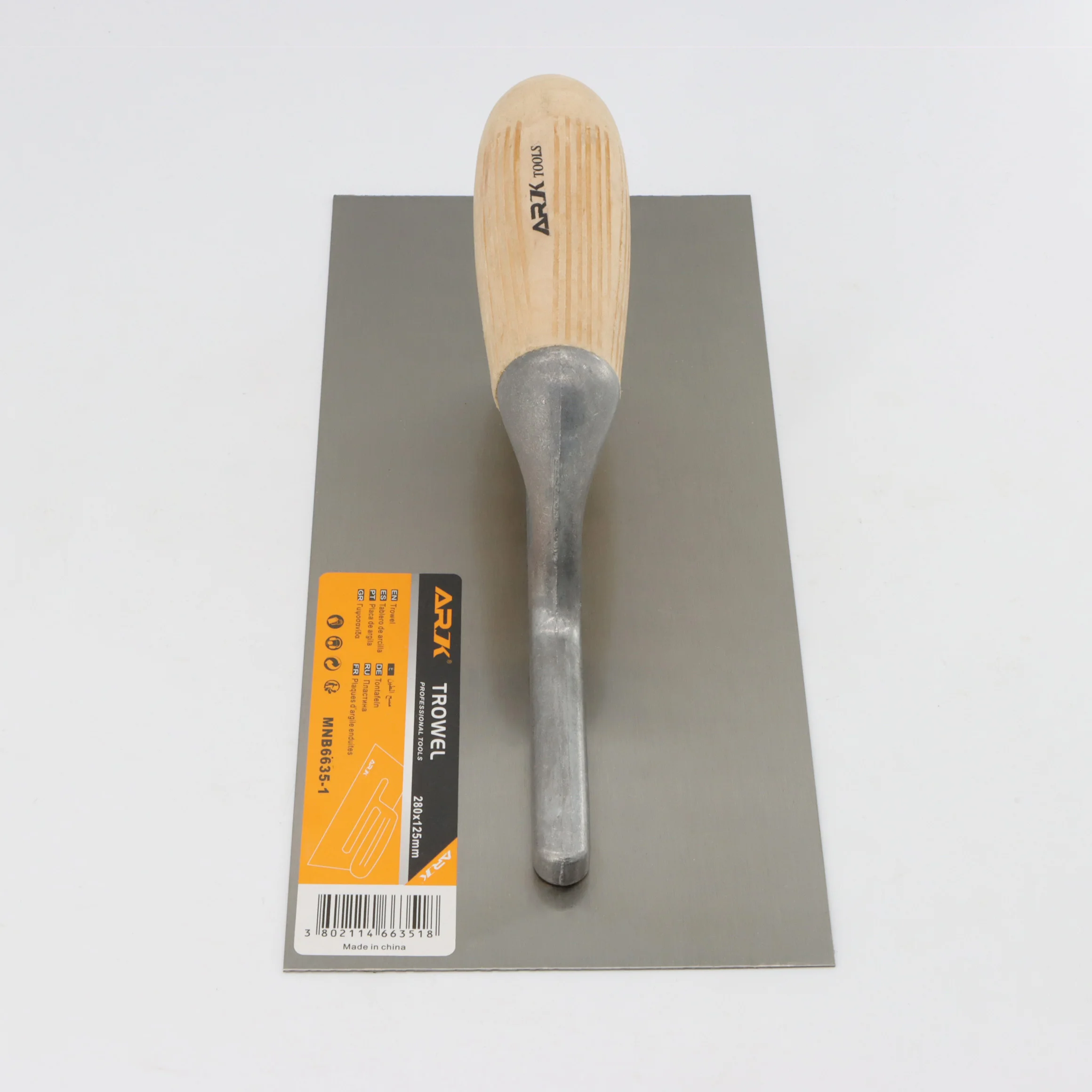 Plastering Handle Trowel Bricklaying Concrete Trowel Construction Tools Trowel Bricklaying With Wooden Handle