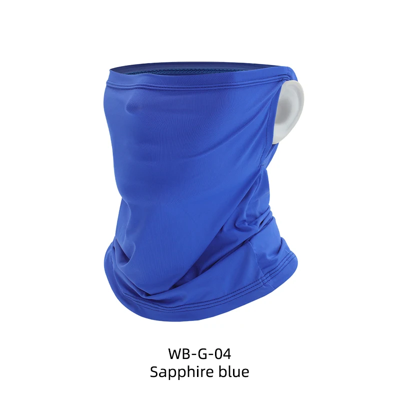 Sun Protection Scarf Ice Silk Face Cover Neck Tube Quick-drying Outdoor Fishing Cycling Neck Gaiter Custom