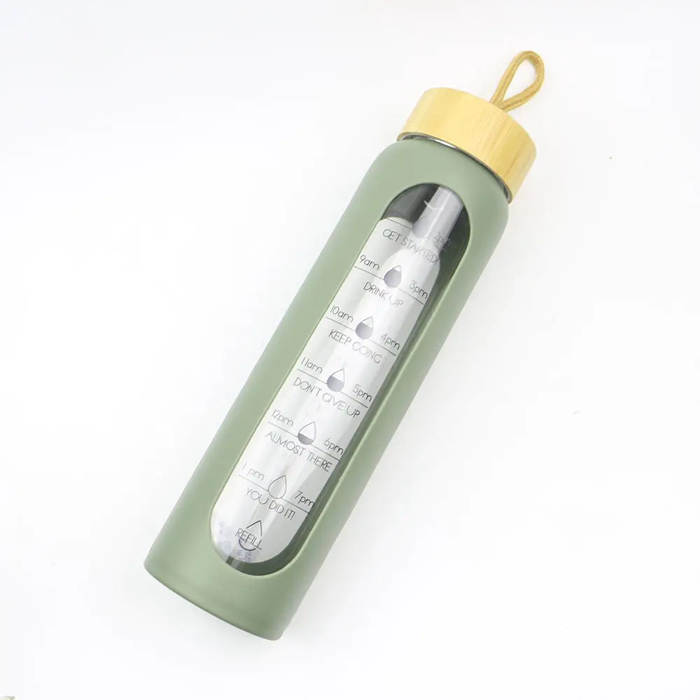 Factory Price Wholesale Sports Water Bottle Professional Eco-friendly 1l Glass Sports Water Bottle