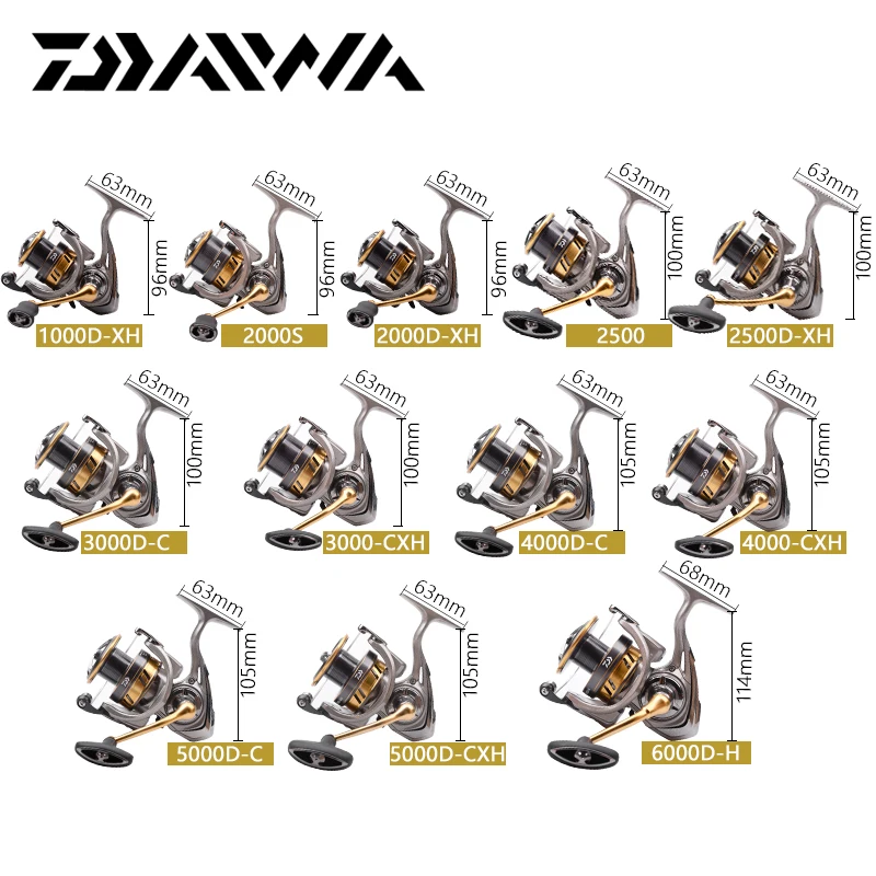 Катушка рыболовная DAIWA AGGREST LT катушка для спиннинга 1000-6000 4 + 1BB передаточное число 5 2: 1/5.3:1/5 7: 1/6.2:1 максимальное усилие фрикциона 5/10/12 кг