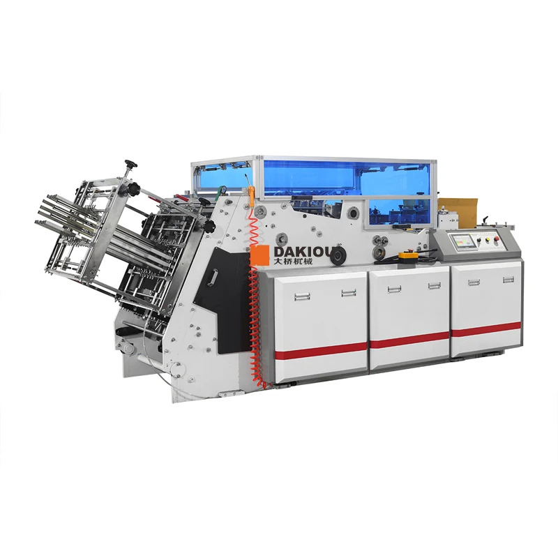 high speed commercial used multi-divisions paper box forming machine