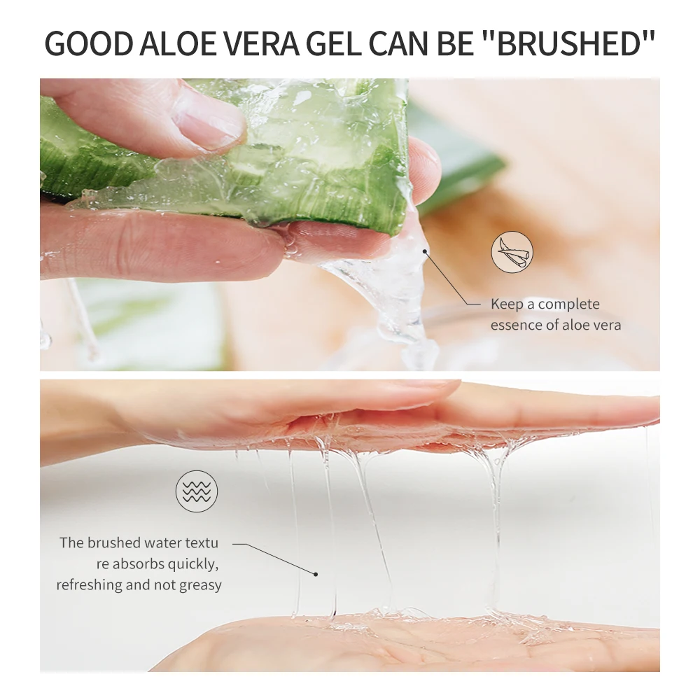 Гель с алоэ вера 100% натуральное увлажнение органический