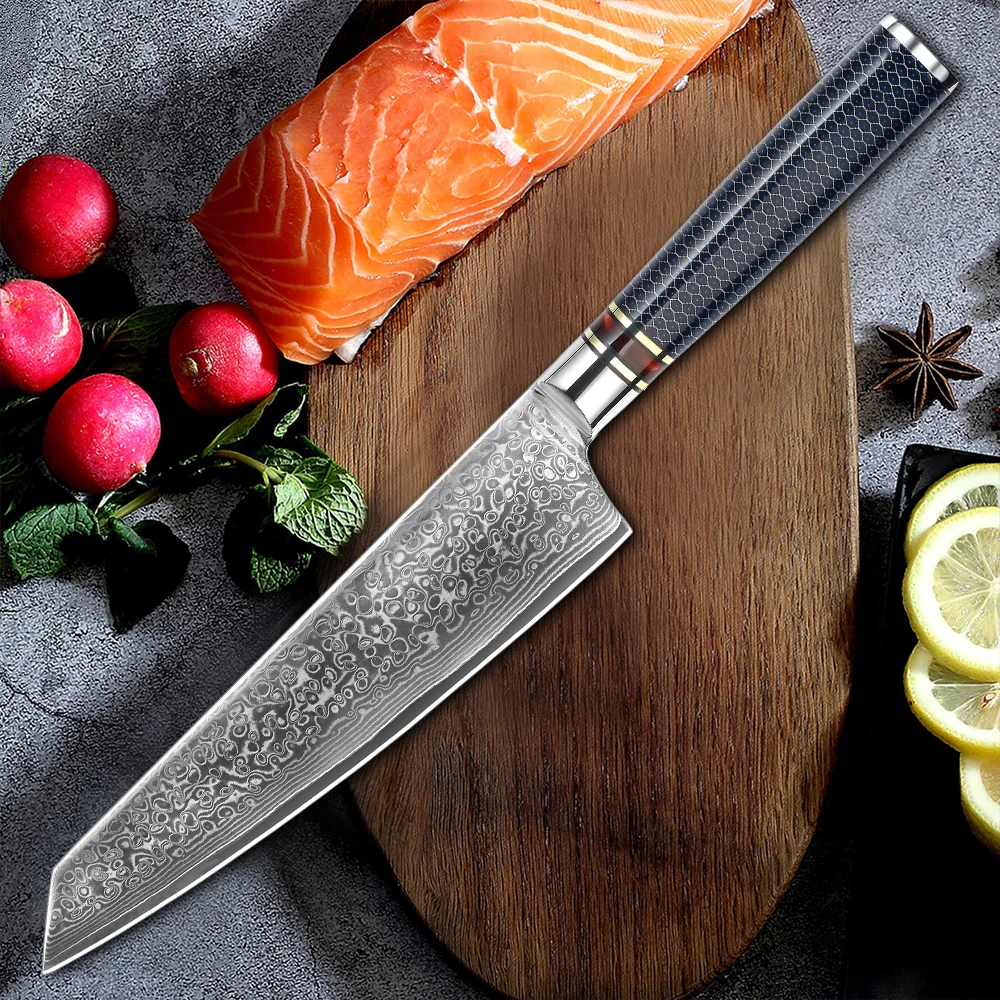 Professional 8 Inch High Carbon Damascus Kitchen Chef Knife