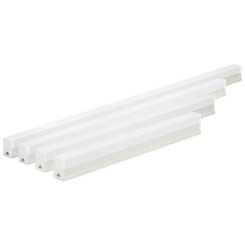 LED T5 T8 Square Tube High Brightness Integrated Fluorescent Tube in 3000K/4000K/6500K PC Lamp Body for Hotel Applications