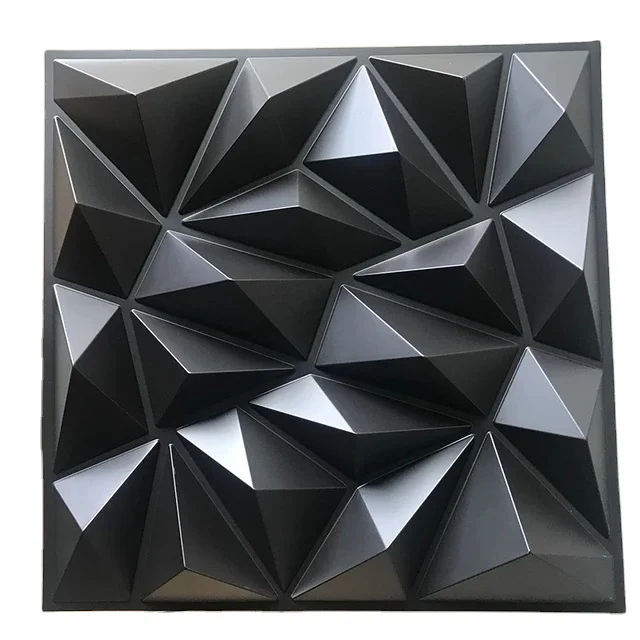 Pvc Black Star Wall Panel 3d Board For Interior And Exterior Wall Decoration Other Wallpaper Wall Panels