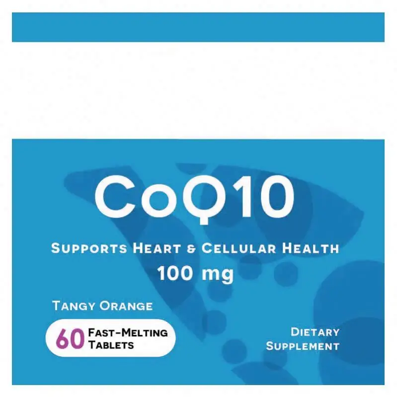 Оптовая Продажа с фабрики Лучшая цена витамин COQ10 коэнзим таблетка 60 таблеток быстрого растворения
