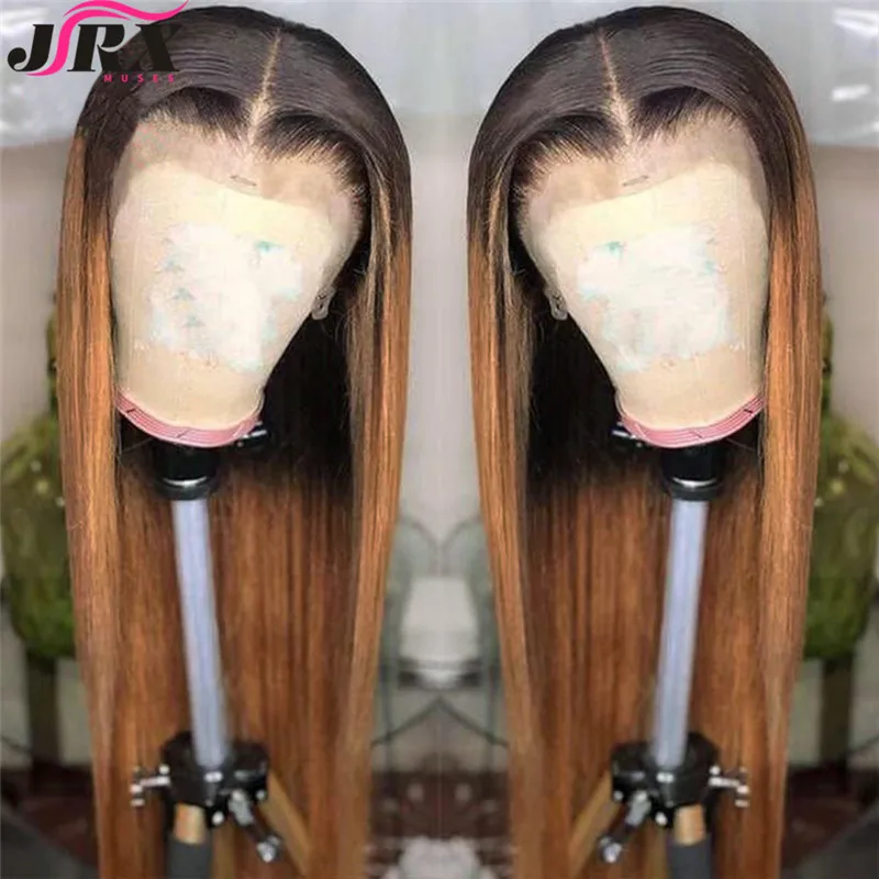 Manufacturer Customized Cuticle Aligned Colorful Soft Straight Swiss Lace Front Wigs For Black Women